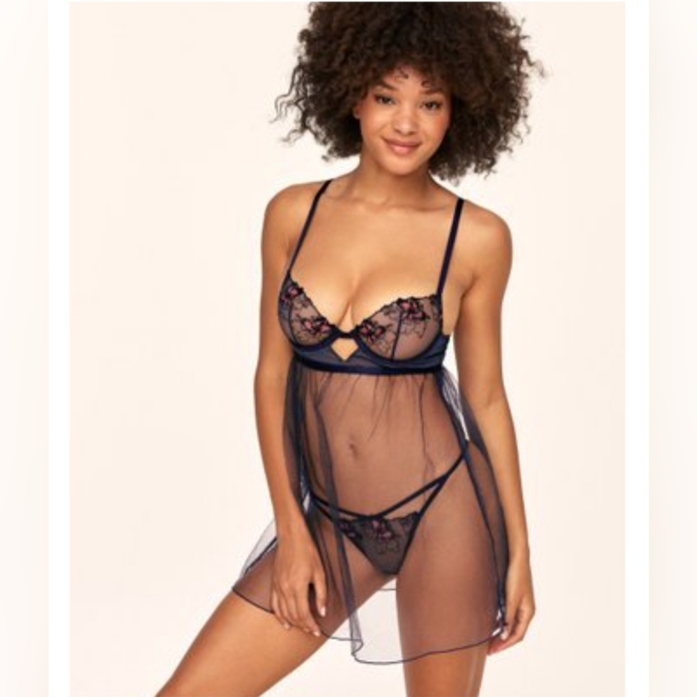 Adore me see through baby doll NWT